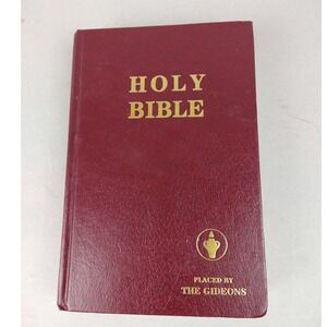 The Holy Bible NKJV Gideons Thomas Nelson Burgundy Hardcover